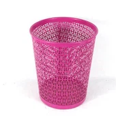 Thùng chất thải tròn bằng kim loại đấm