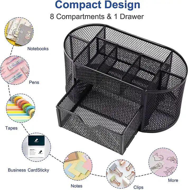 Mesh Metal Desk Organizer Mesh Metal Desk Organizer